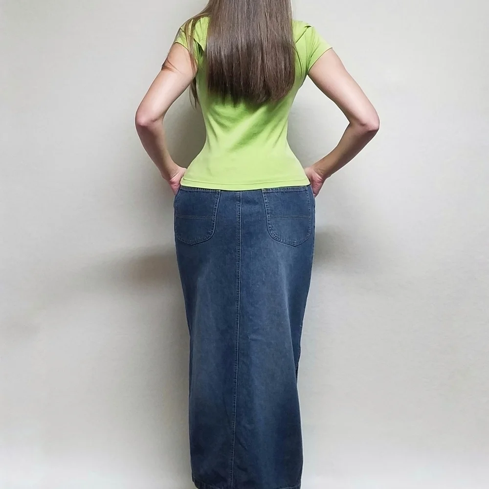 Y2K Vintage Cable & Gauge Neon Green Boatneck Bertha Collar Rosette Short Sleeve